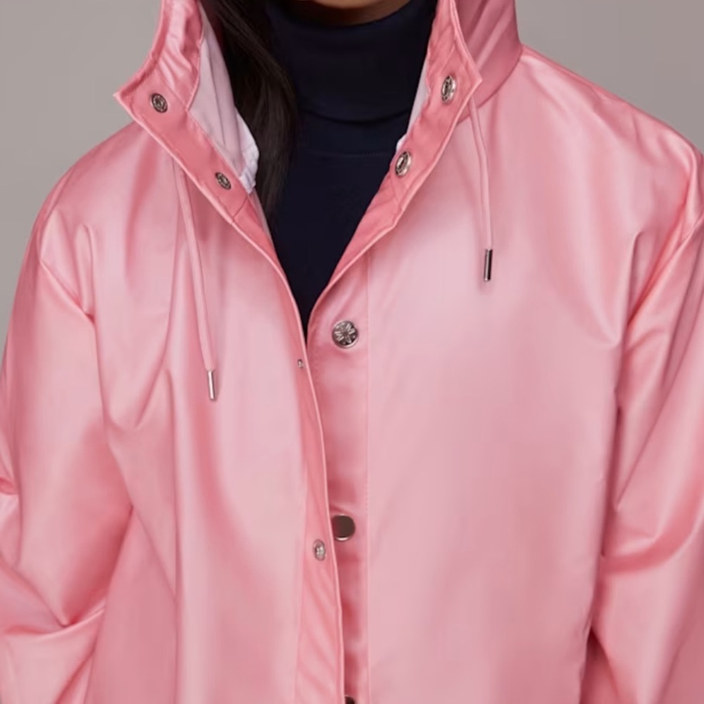 Pink Rains Unisex Long Jacket - Picture 6 of 15